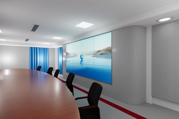 展館展廳大屏使用投影儀好，還是拼接屏好？