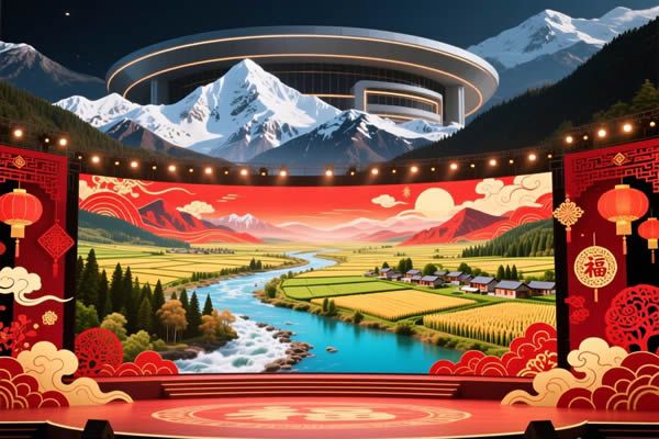 2026春晚分會場科技賦能，LED屏勾勒山河新春畫卷