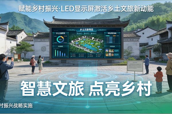 賦能鄉(xiāng)村振興 維康國際LED顯示屏激活鄉(xiāng)土文旅新動能