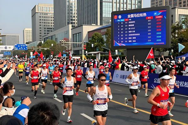 馬拉松熱”席卷全國！LED顯示屏筑牢賽事生命線，維康國際助力城市體育煥新